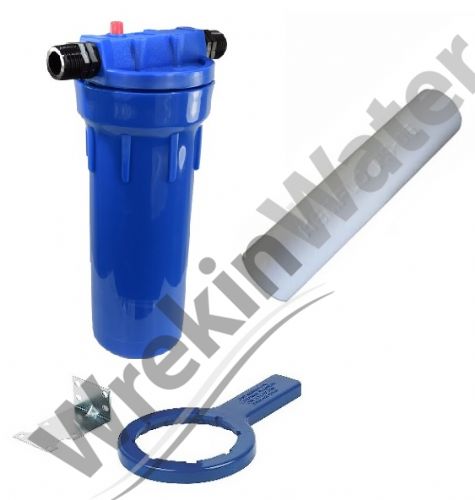 SLH10 - Slimline Housing 10in with 5 Micron Spun Sediment Filter